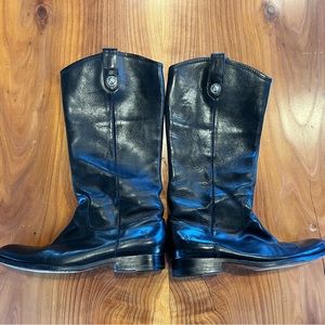 Frye Melissa Button Black Women’s 10